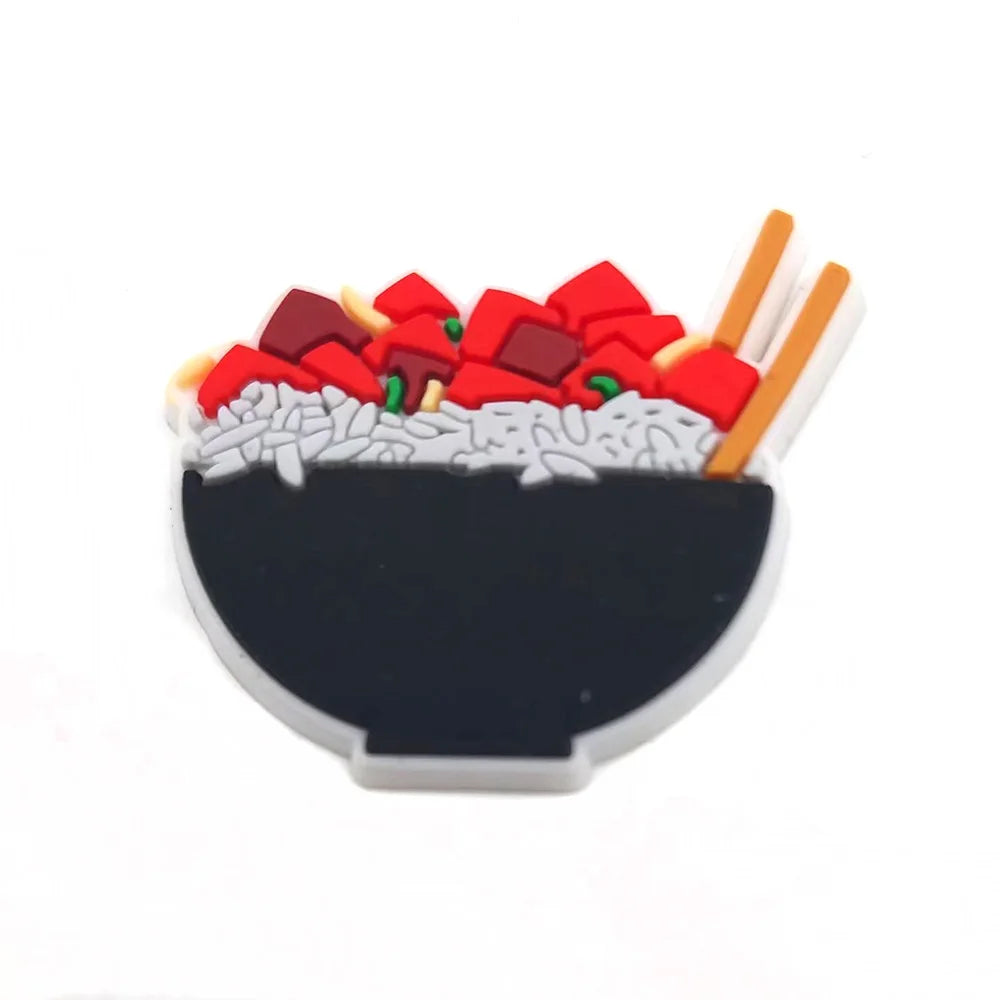 Hot 1PCS Mushroom Shoe Charms Pin for Shoe Accessories Shoe Decoration Kids Adult Christmas