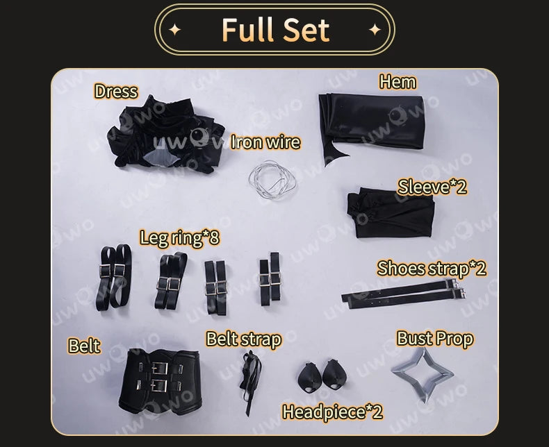 IN STOCK UWOWO Game Azurr Lanee x To Love Ru Golden Darkness Cosplay Costume Halloween Costume