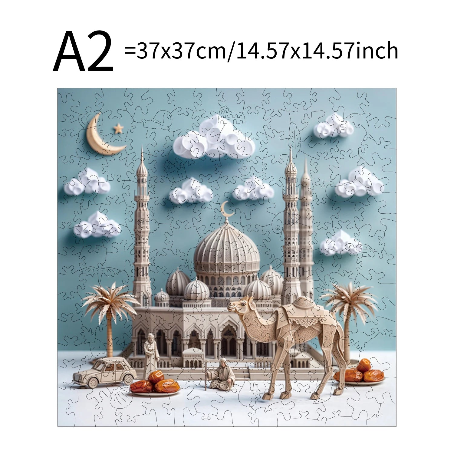 Moon Moonlight Lamp Goddess Puzzles High Quality Jigsaw Puzzle Wooden Puzzle Best Christmas Gift