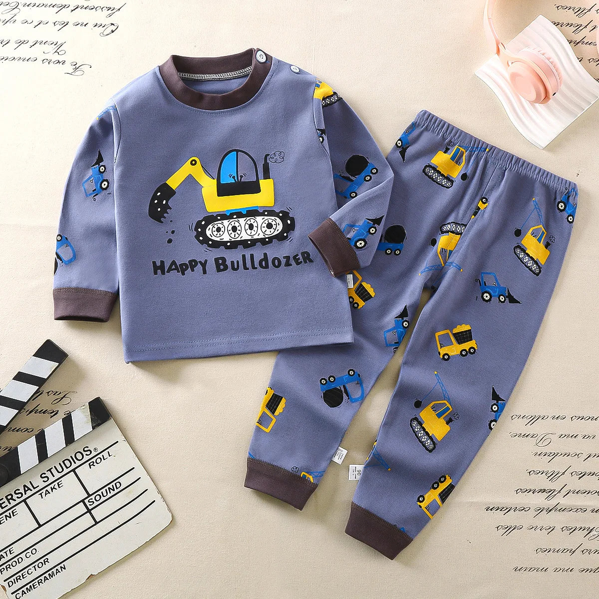 Children Underwear Set Boys Cotton Pajamas Girls Baby Autumn Clothes Long Sleepwear Cotton Kids Home Clothes Children's Clothing