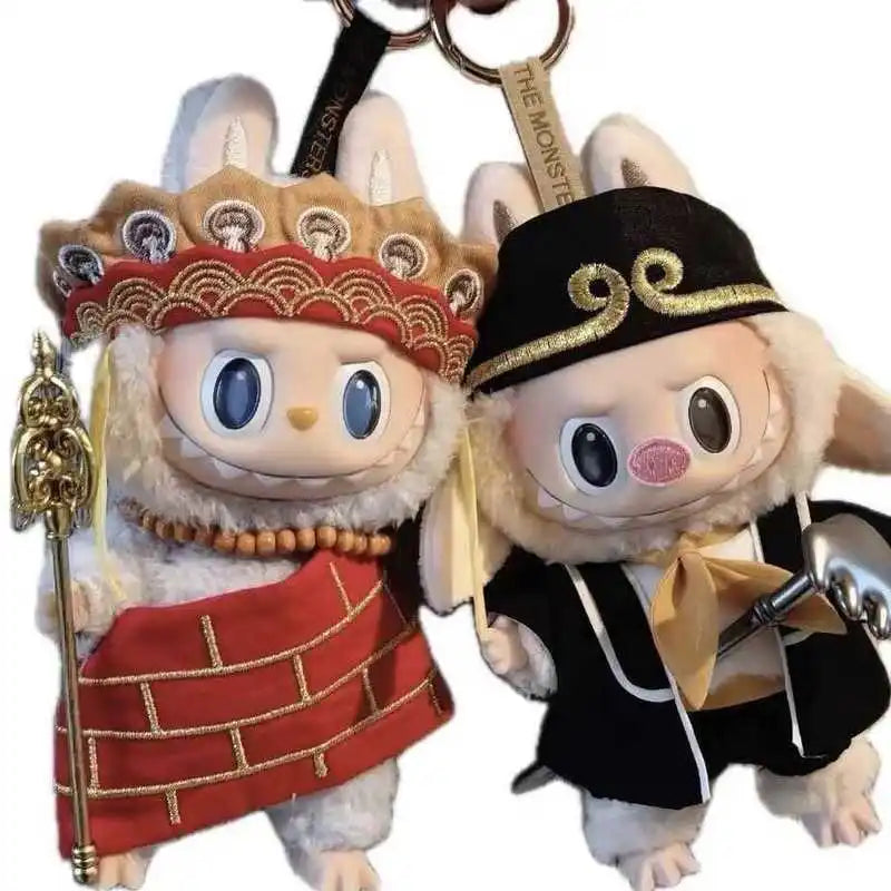 10cm Cotton Doll Labubu Cute And Funny Zhu Bajie Changing Clothes Plush Dolls Small Figurines And Baby Clothes Only Clothes