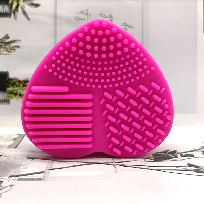 Makeup Brush Cleaner Pad Foundation Eyeshadow Make Up Brushes Cleaning Mat Cosmetic Soft Washing Brush Scrubber Board Hand Tools