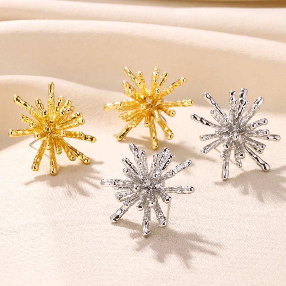 Bow Earring Butterfly  Aretes Stainless Steel Earrings For Women Spring Coil Twisted Earring Brincos Christmas Party Jewelry