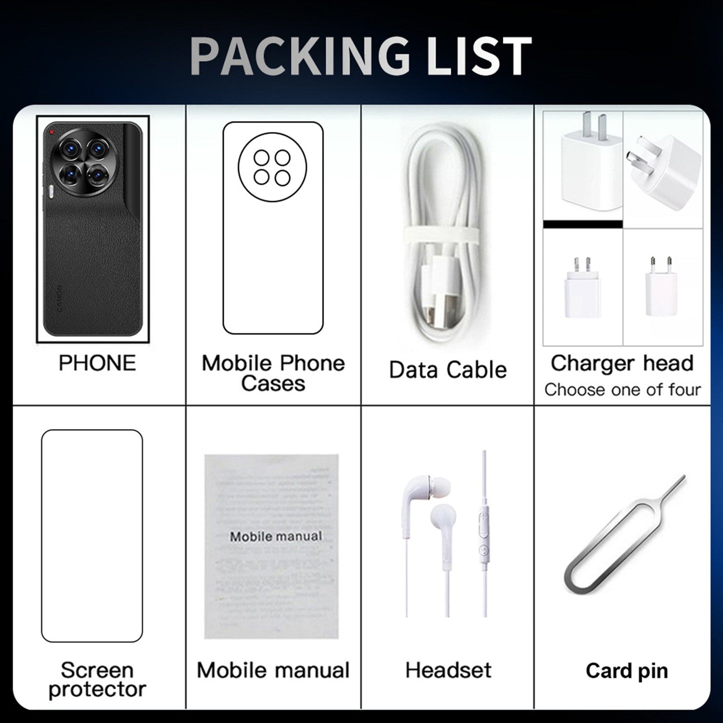 30 Pro Unlocked Phones, 6GB 128GB Smartphone, 6.5inch HD Screen Cell