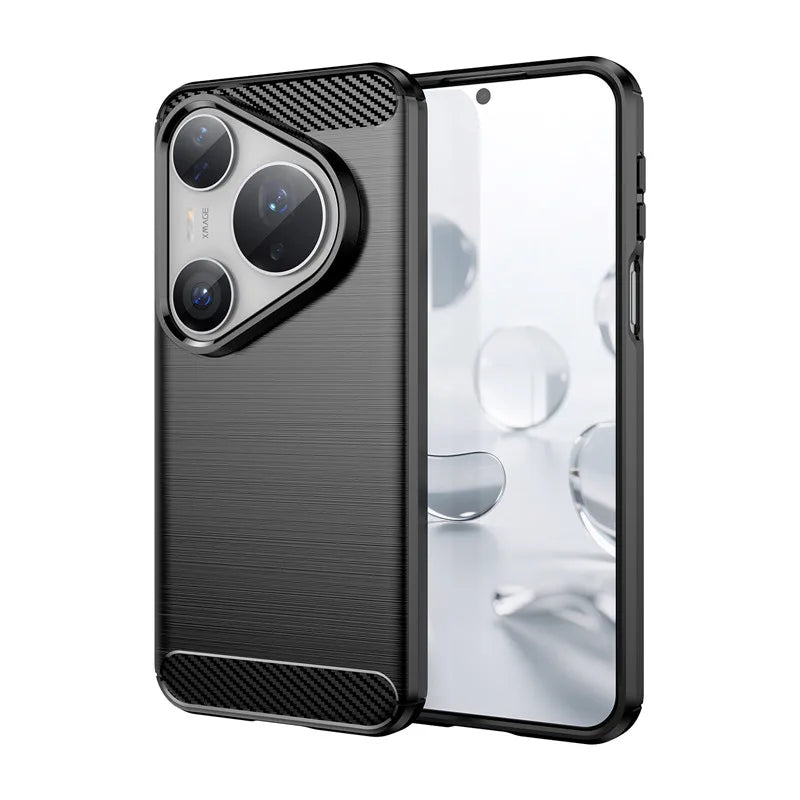 For Huawei Pura 80 Ultra Case Huawei Pura 80 Pura 80 Pro+ Ultra Cover Shockproof Brushed TPU Anti-Slip Silicone Protective Cover