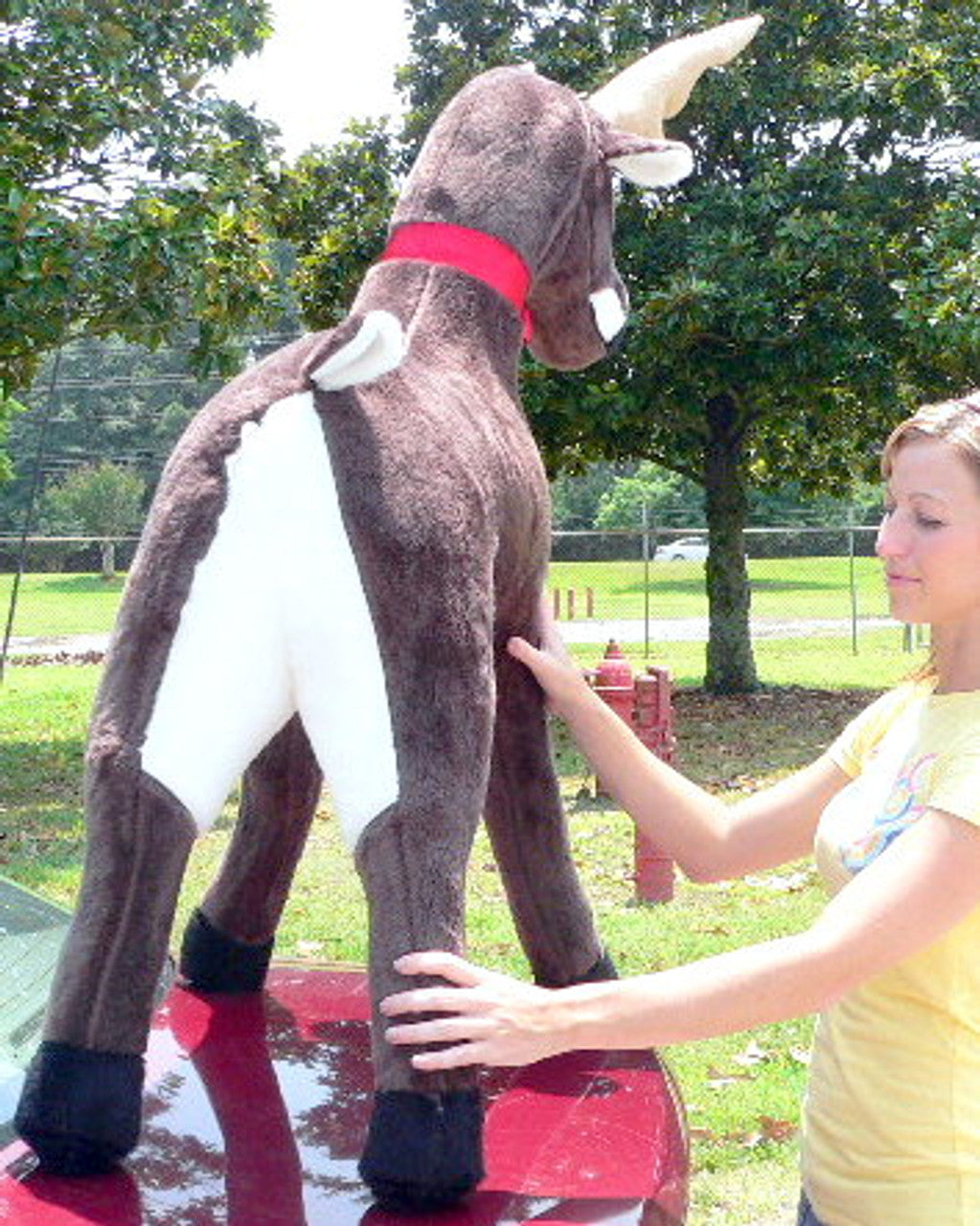 American Made Giant Stuffed Deer 55 Inches Made in the USA America