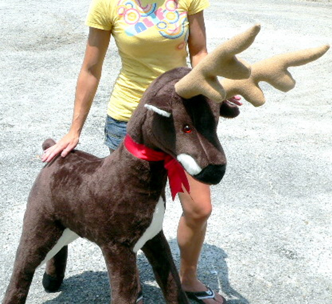 American Made Giant Stuffed Deer 55 Inches Made in the USA America