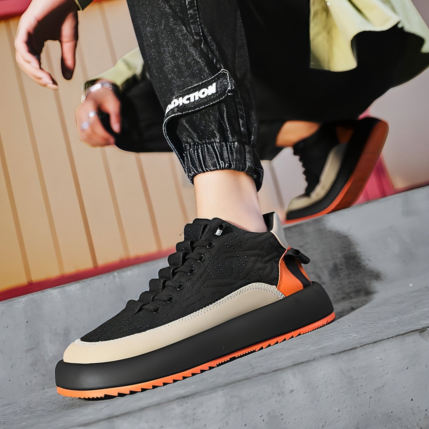 Sports Shoes Casual Lace Up Sneakers For Men
