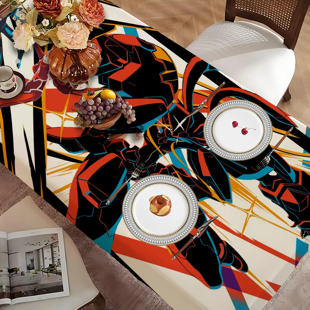 Z-Zero Two D-Darling In The Franxx Themed Polyester Tablecloths Cute Designs For Home Kitchens Dining Rooms Patios Tablecloth