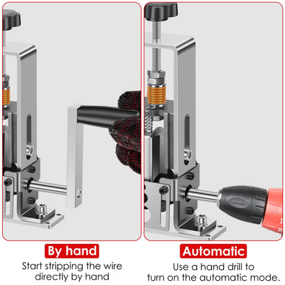 Wire Stripping Machine for 1 to 25 mm Cable High Efficient Cable Peeler Portable Hand Crank or Drill Powered Wire Stripper