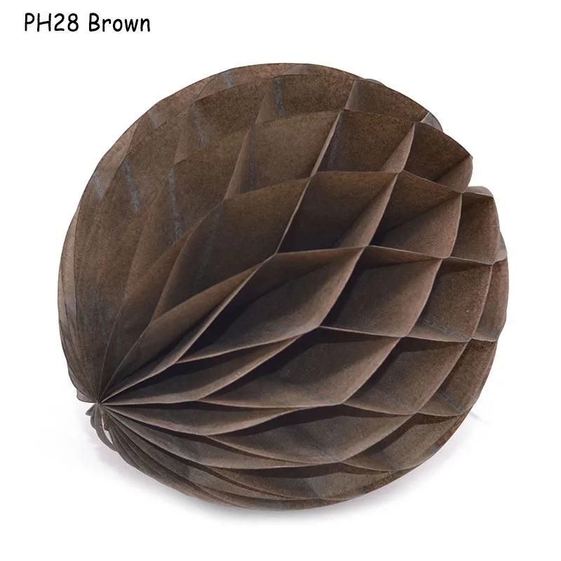 5pcs/lot 10/15cm Decorative Paper Honeycomb Ball Pastel Flower Wedding Kid Birthday Party Decoration Baby Shower Supplies8Z