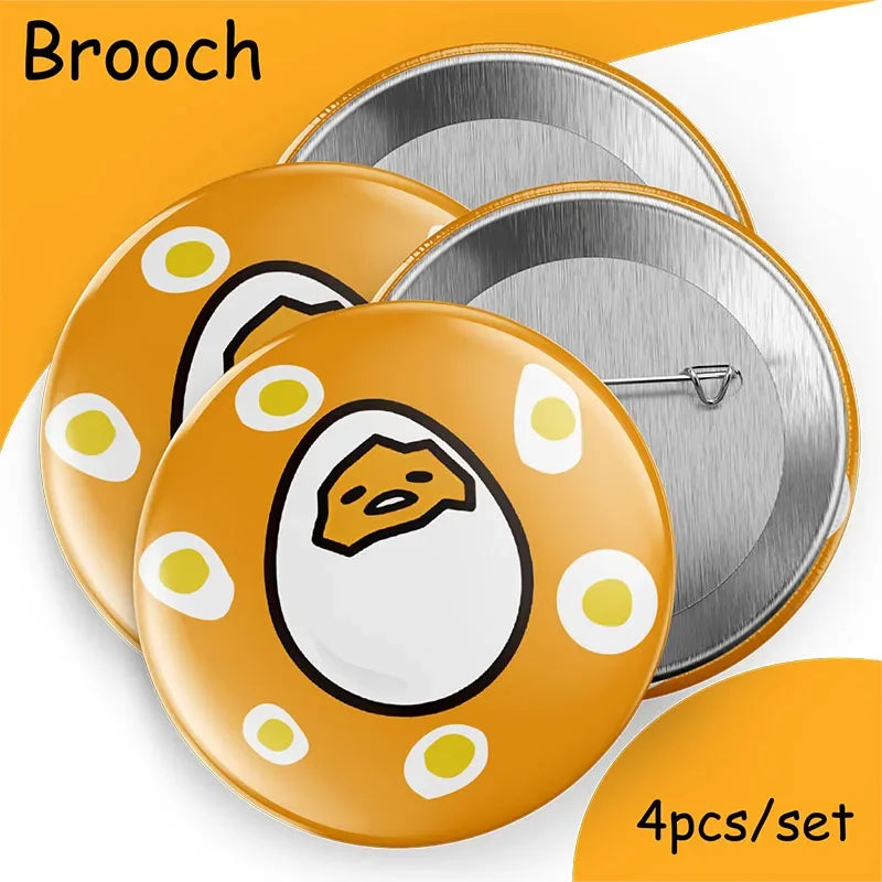 Gudetama: An Eggcellent Theme Birthday Party Cutlery Paper Cups Paper Plates Paper Disposable Party Decoration Supplies For Toys