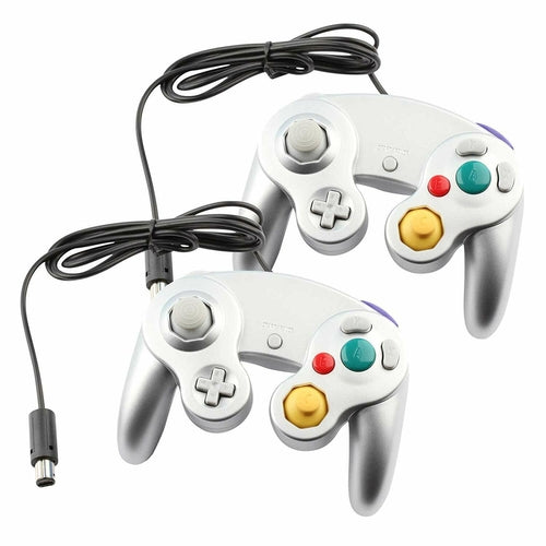 2 Pack Wired NGC Controller Gamepad for Nintendo GameCube GC & Wii U