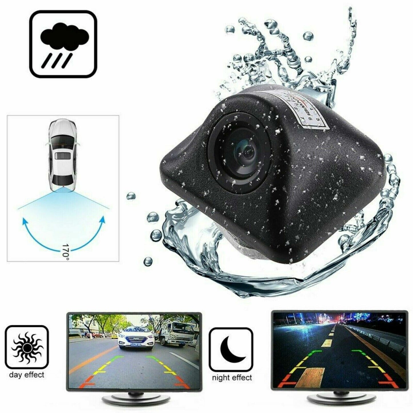 Car Rear View Reverse Camera Parking Backup Cam HD Night Vision