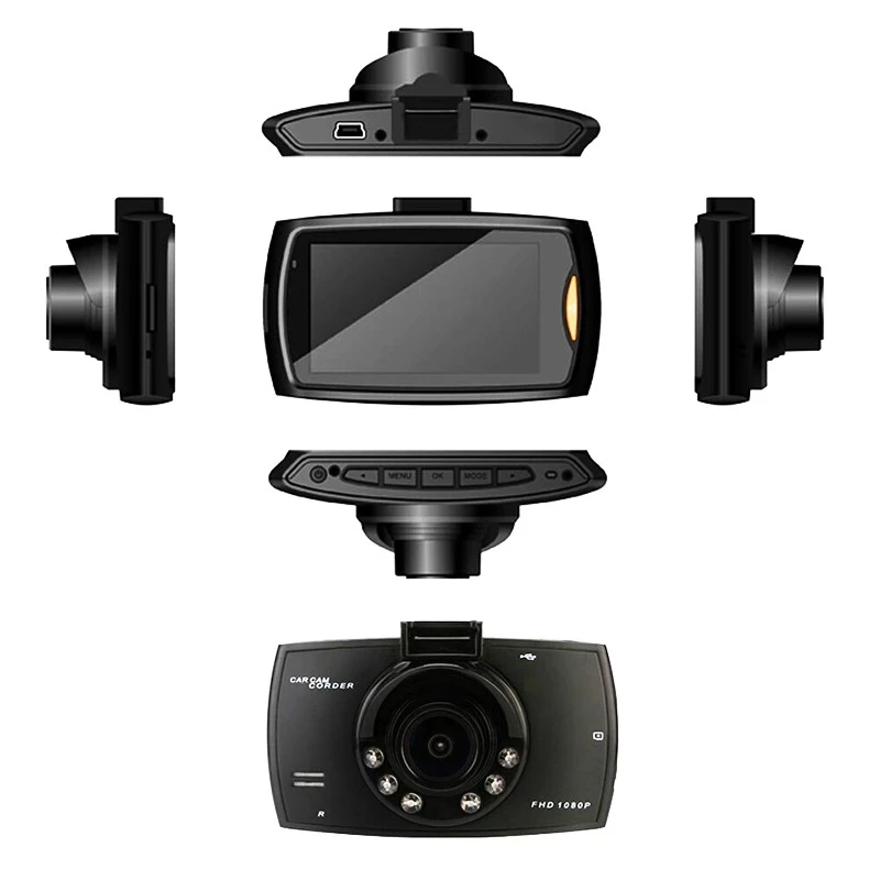 2.7'' Full HD 1080P Dash Cam Car DVR Front & Rear Camera Night Vision