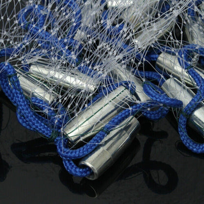 6/8/10/12/16FT Fishing Cast Net Bait Easy Throw Hand Cast Strong Nylon