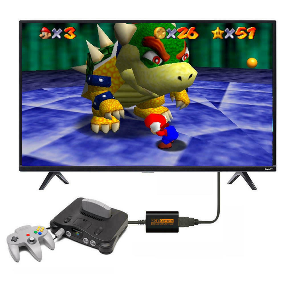 N64 To HDMI Converter Adapter HD Link Cable For Nintendo Gamecube