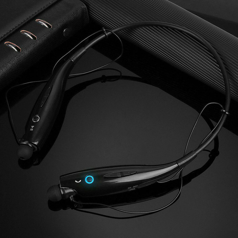 Bluetooth Neckband Wireless Headphones Mic Headset Stereo Earbuds