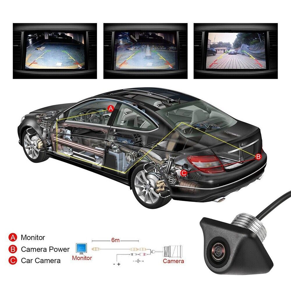Car Rear View Reverse Camera Parking Backup Cam HD Night Vision