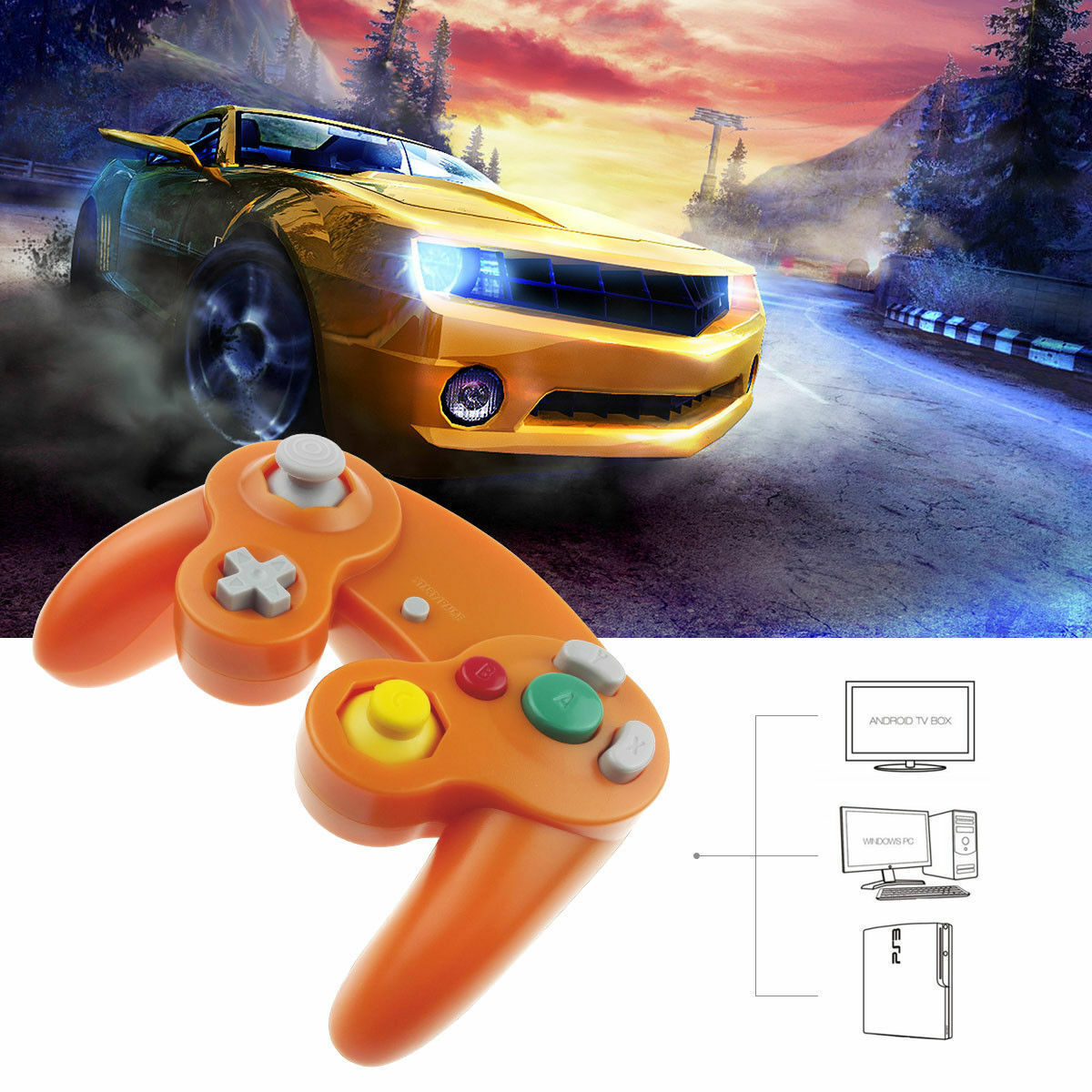 2 Pack Wired NGC Controller Gamepad for Nintendo GameCube GC & Wii U