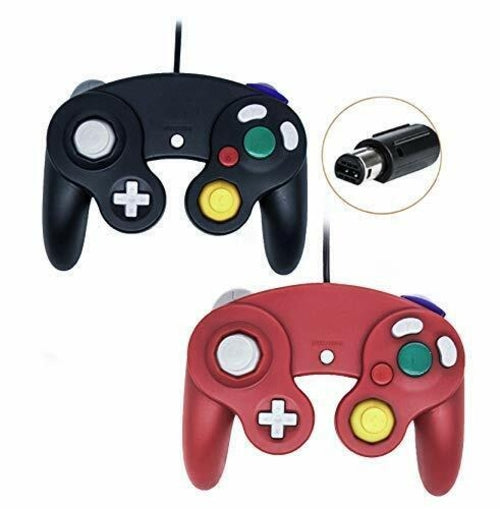 2 Pack Wired NGC Controller Gamepad for Nintendo GameCube GC & Wii U