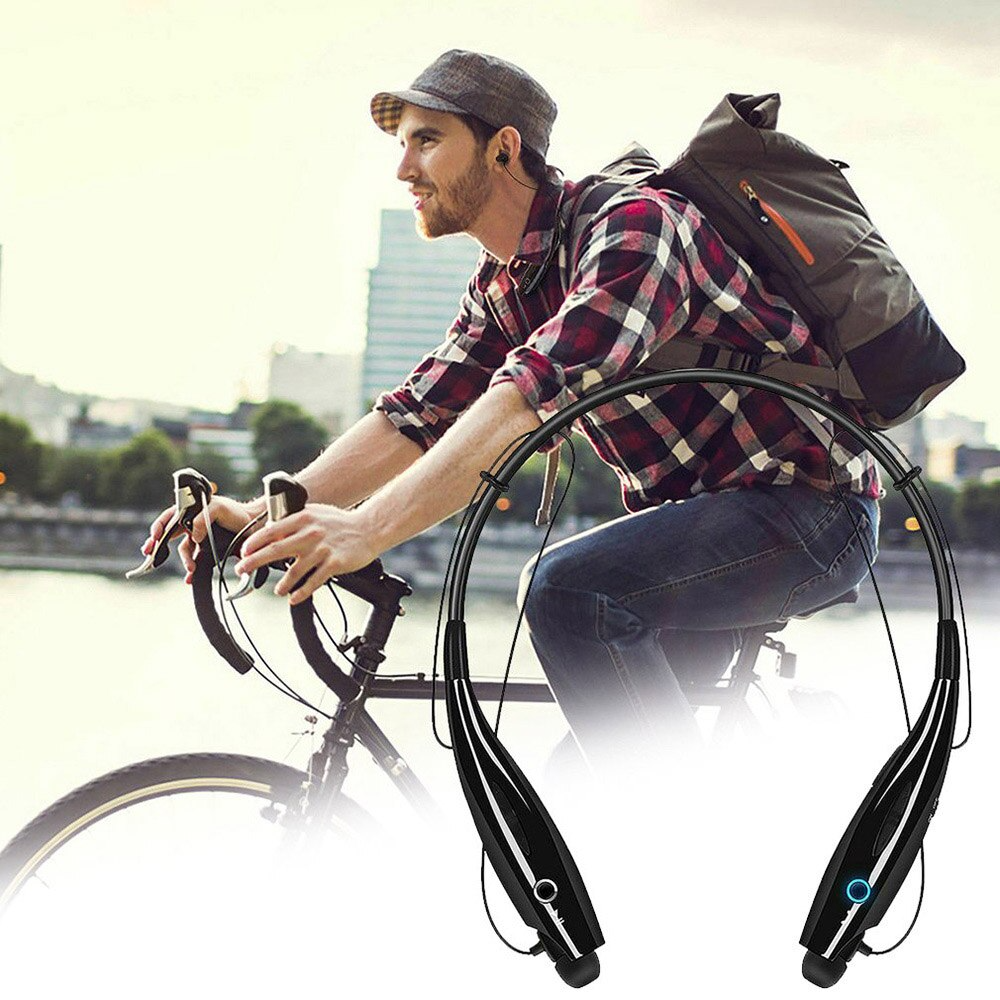 Bluetooth Neckband Wireless Headphones Mic Headset Stereo Earbuds