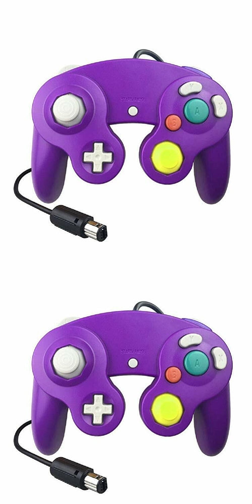 2 Pack Wired NGC Controller Gamepad for Nintendo GameCube GC & Wii U