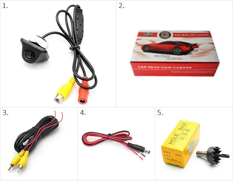 Car Rear View Reverse Camera Parking Backup Cam HD Night Vision