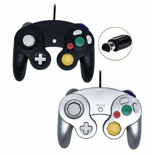 2 Pack Wired NGC Controller Gamepad for Nintendo GameCube GC & Wii U