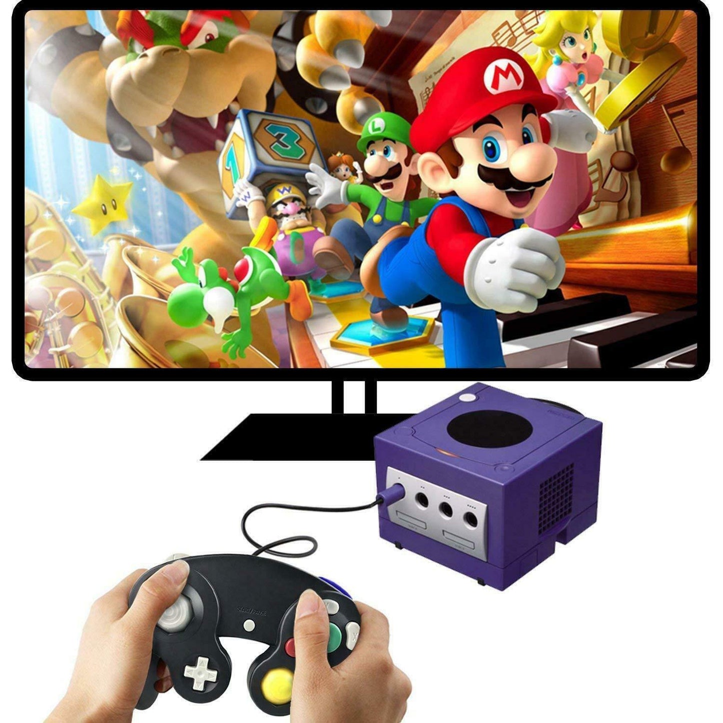 2 Pack Wired NGC Controller Gamepad for Nintendo GameCube GC & Wii U