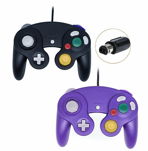 2 Pack Wired NGC Controller Gamepad for Nintendo GameCube GC & Wii U