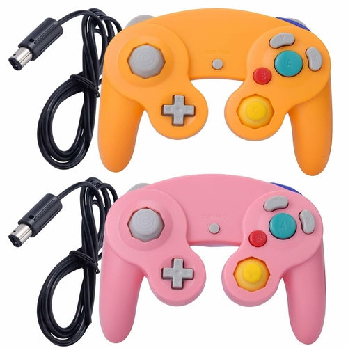 2 Pack Wired NGC Controller Gamepad for Nintendo GameCube GC & Wii U