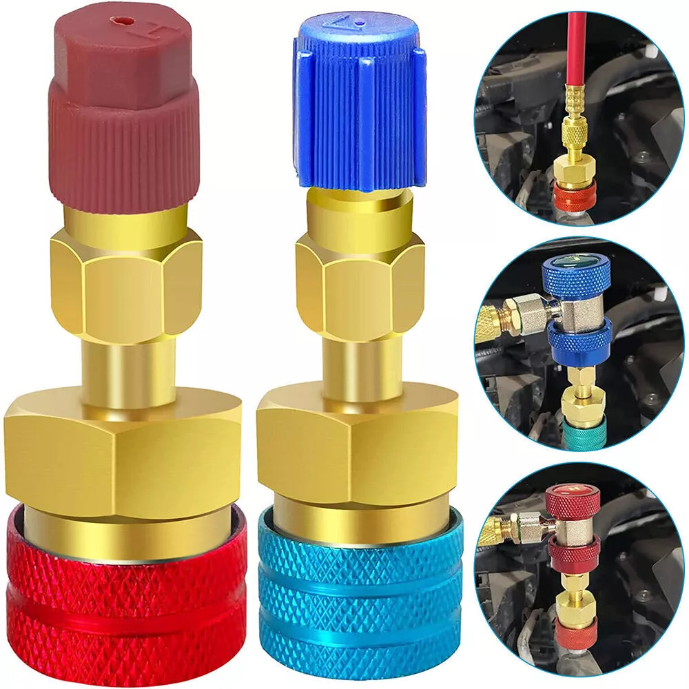R1234YF to R134A Quick Coupler Adapter Fits Car A/C High Low Side