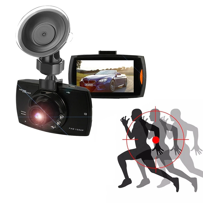 2.7'' Full HD 1080P Dash Cam Car DVR Front & Rear Camera Night Vision