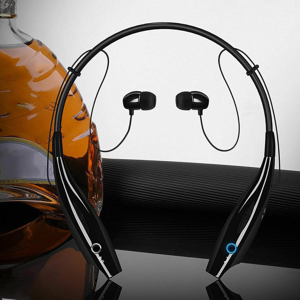 Bluetooth Neckband Wireless Headphones Mic Headset Stereo Earbuds