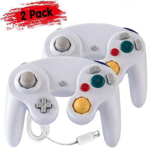 2 Pack Wired NGC Controller Gamepad for Nintendo GameCube GC & Wii U