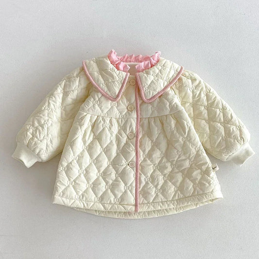 2024 New Winter Children Thick Warm Clothes Toddler Baby Girl Jacket Thicken Warm Cardigan Coat Newborn Baby Girls Thick Coat