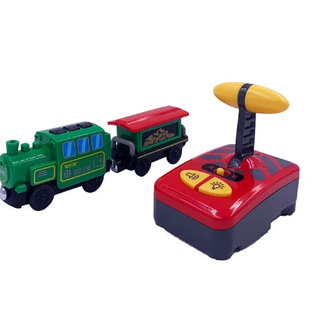 RC Electric Train Set Truck Magnetic Train Diecast Slot Car Toy Fit for Wooden Railway Train Track Birthday Christmas Gift