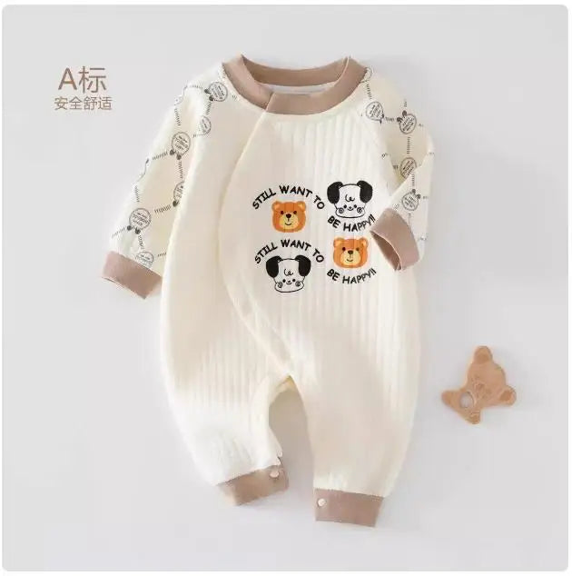 Pure cotton warm clothes for newborn babies 1