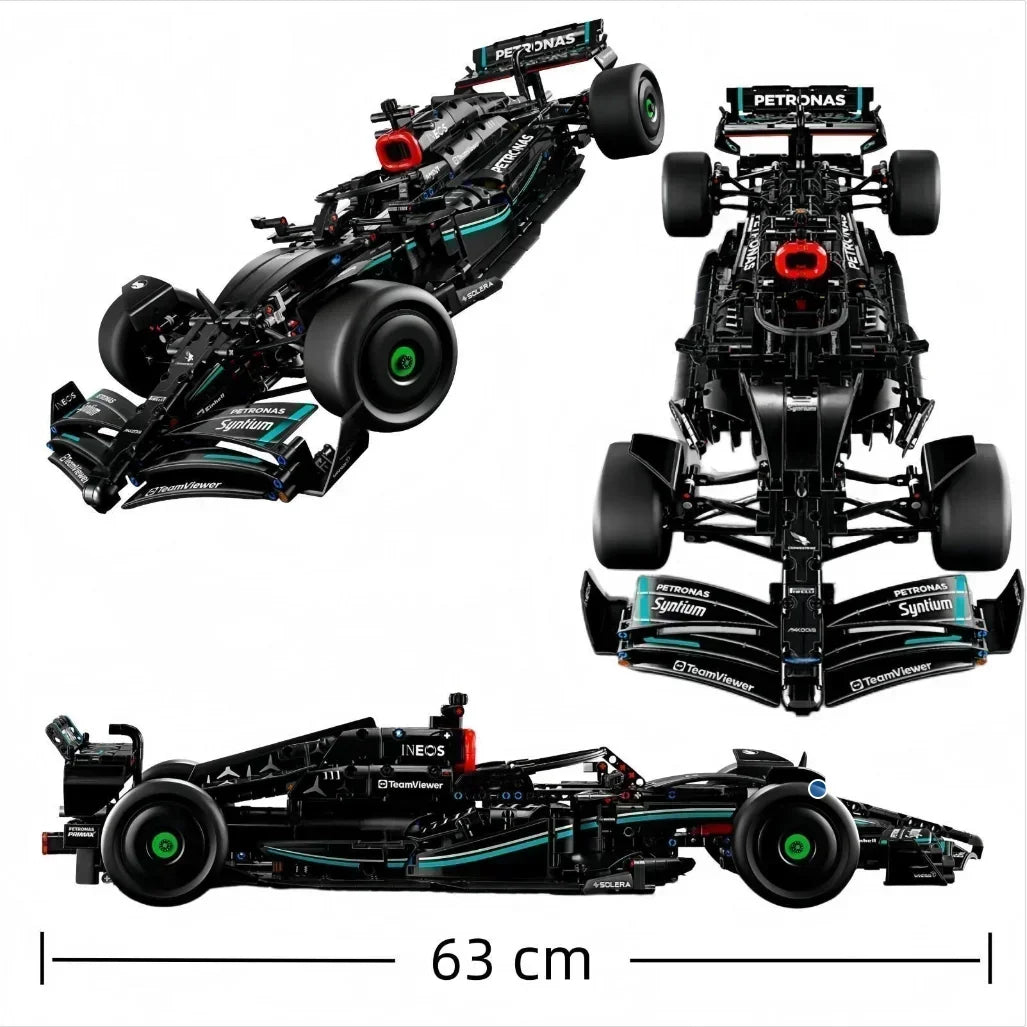 In Stock Technology F1 Racing Series F1 W14 E1 RB20 F1 SF24 F1 Supercar Model MOC Assemble Toy Birthday Gifts