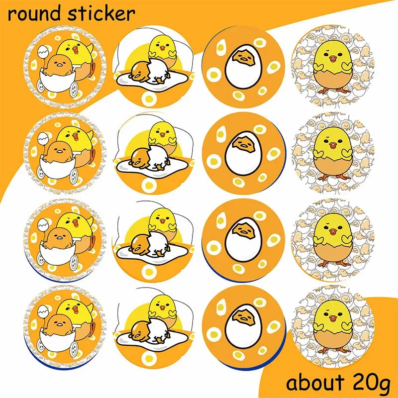 Gudetama: An Eggcellent Theme Birthday Party Cutlery Paper Cups Paper Plates Paper Disposable Party Decoration Supplies For Toys