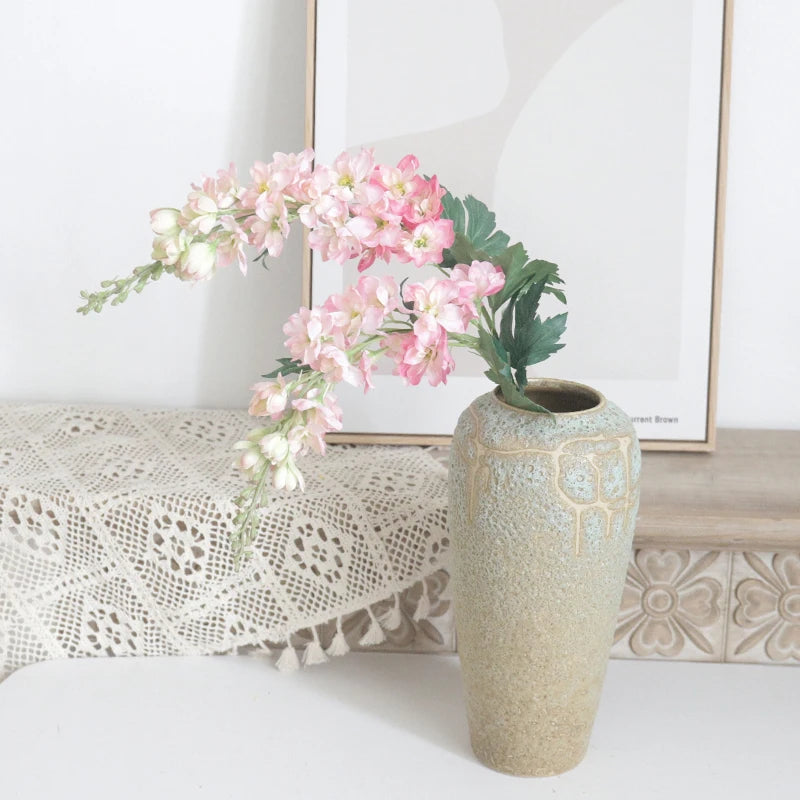 75cm Autumn Artificial Hyacinth Flowers Long Branch Wisteria Fall Christmas Home Room Wedding Table Decor Fake Floral Wreath