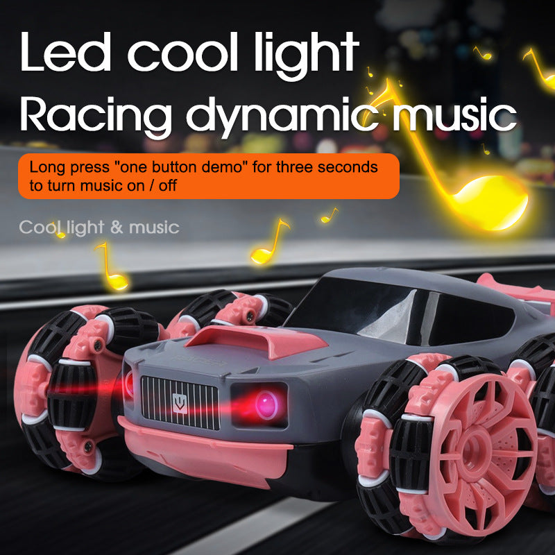 Remote Control Six-Wheel Swing Arm Stunt Car
