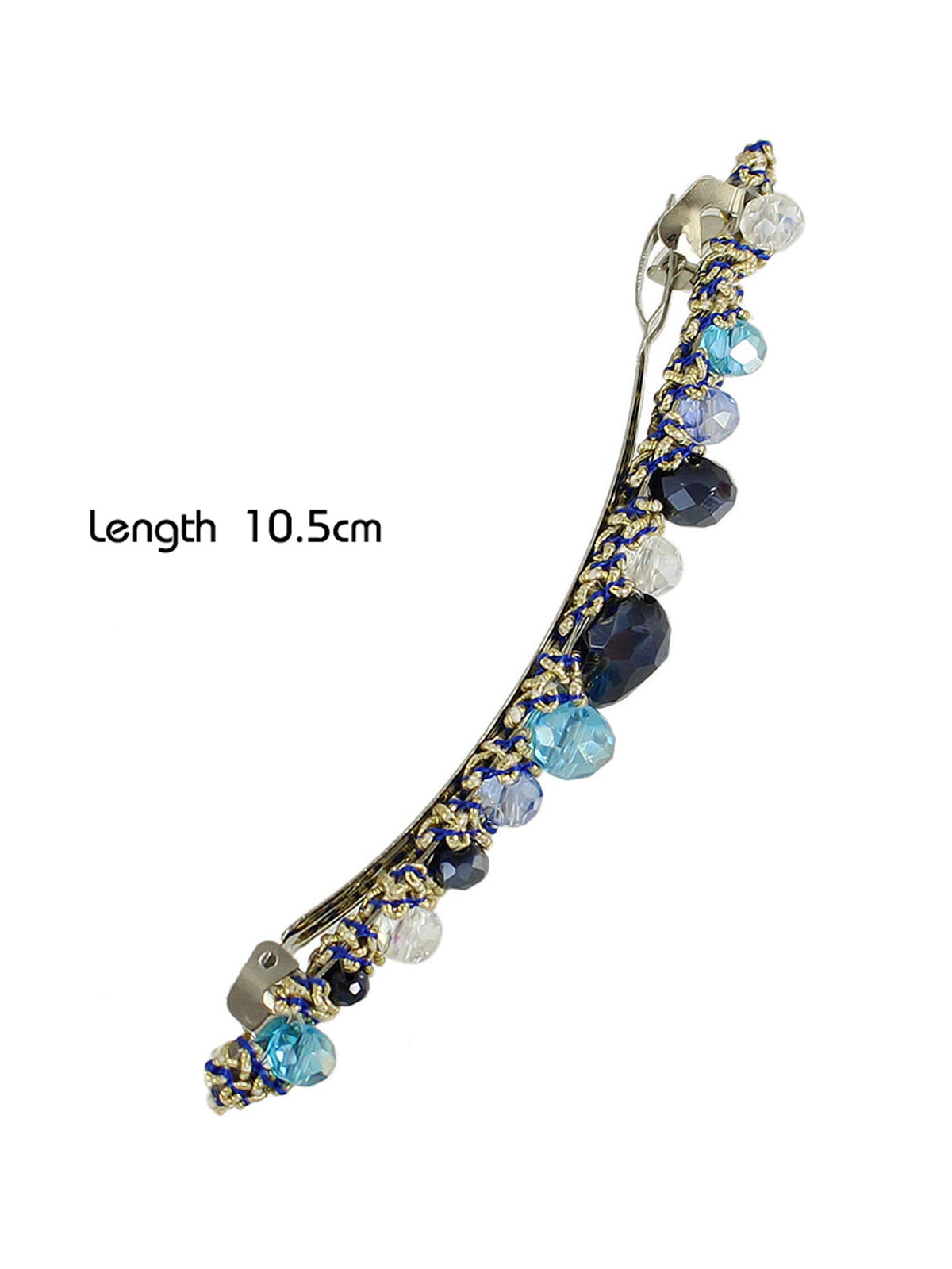 Luxury Handmade Colorful Acrylic Beads Hair Clips Barrette Girl Hair
