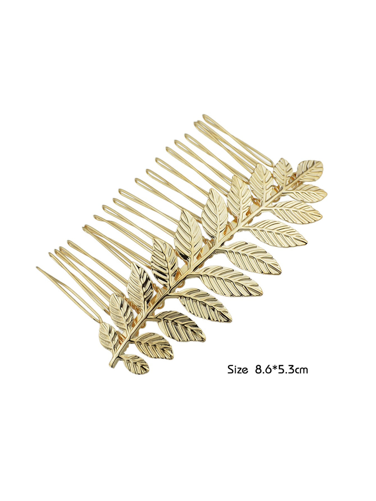 Costume Hair Accessories Gold Silver Leaf Hair Comb Hair Clips Girls