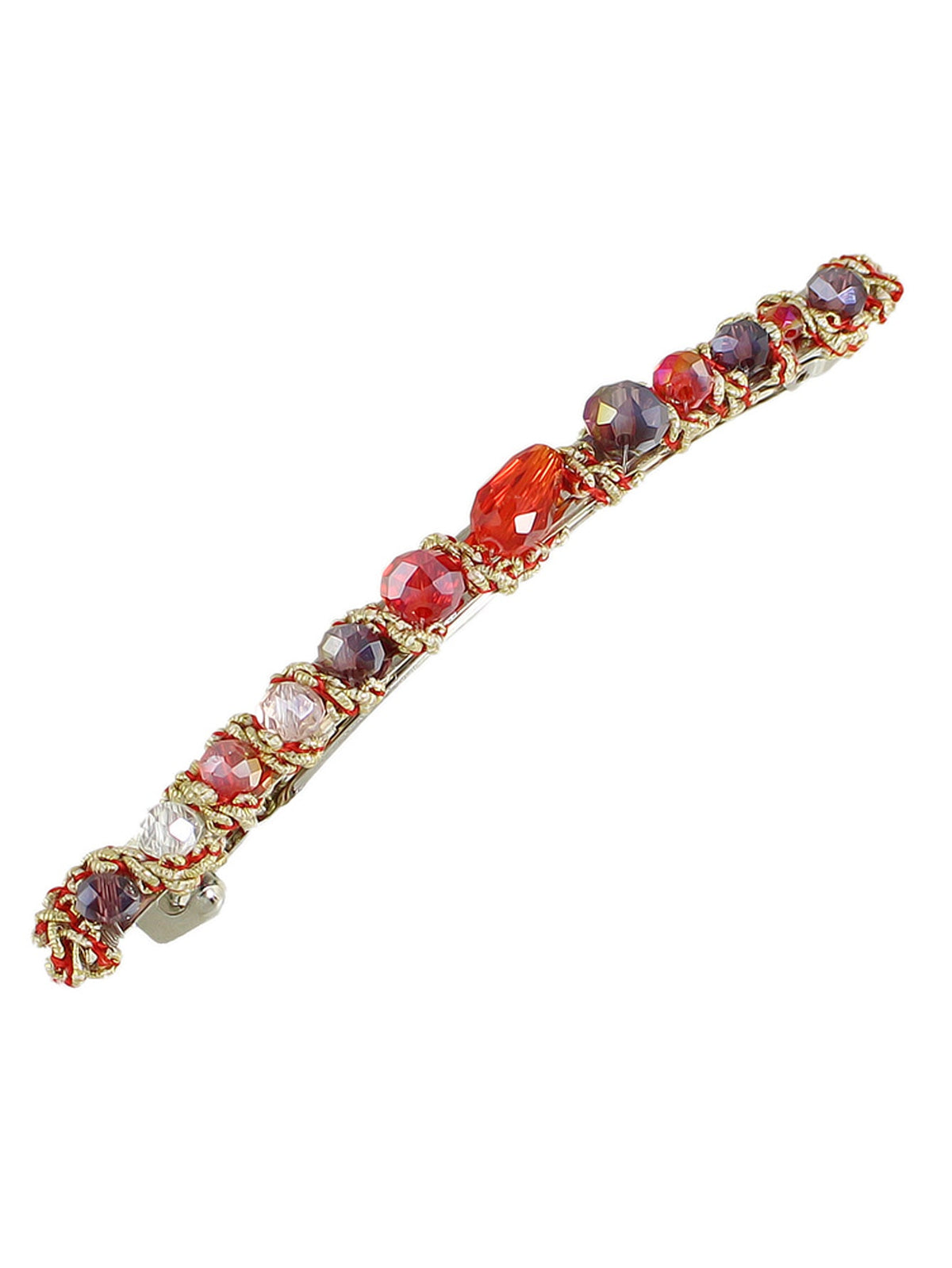 Luxury Handmade Colorful Acrylic Beads Hair Clips Barrette Girl Hair