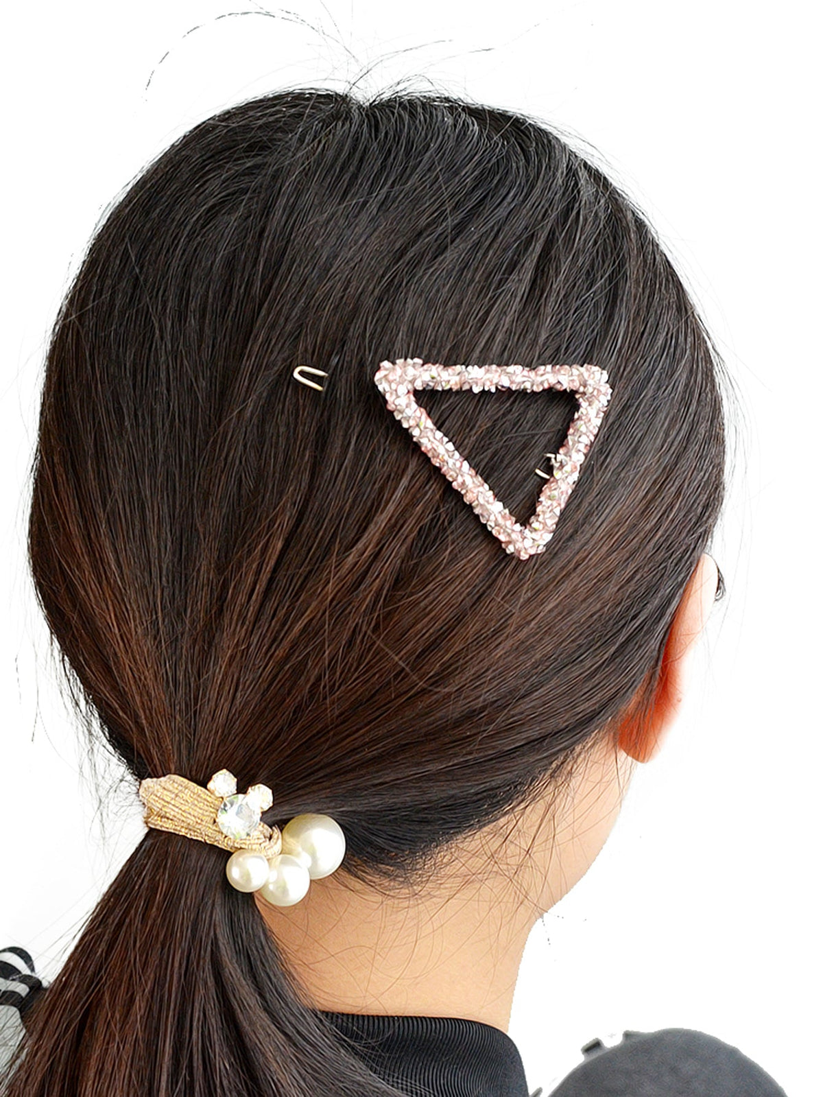 Rhinestone Triangle Hairgrips Wedding Party Hair Clips Hair Barrettes