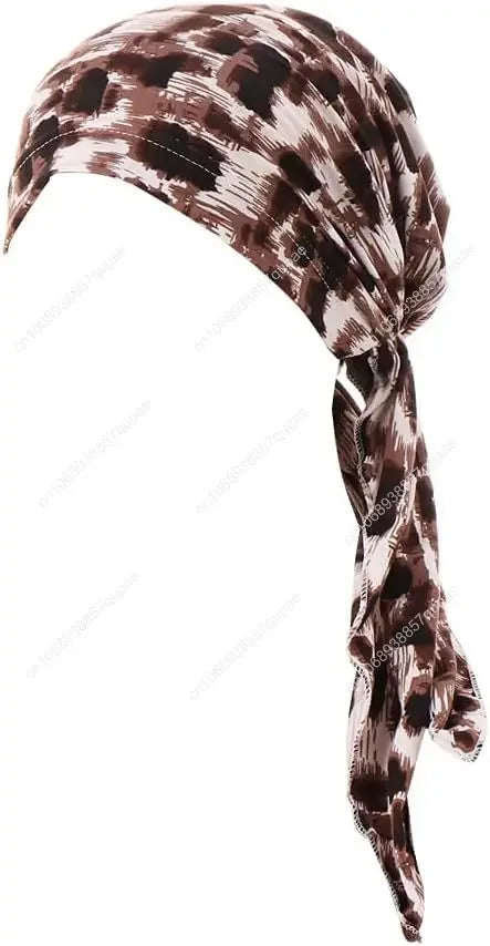 Pre-Tied Bandana Turban Hat Chemo Cancer Headscarf Headwraps Headwear for Women Hair Cover Hat