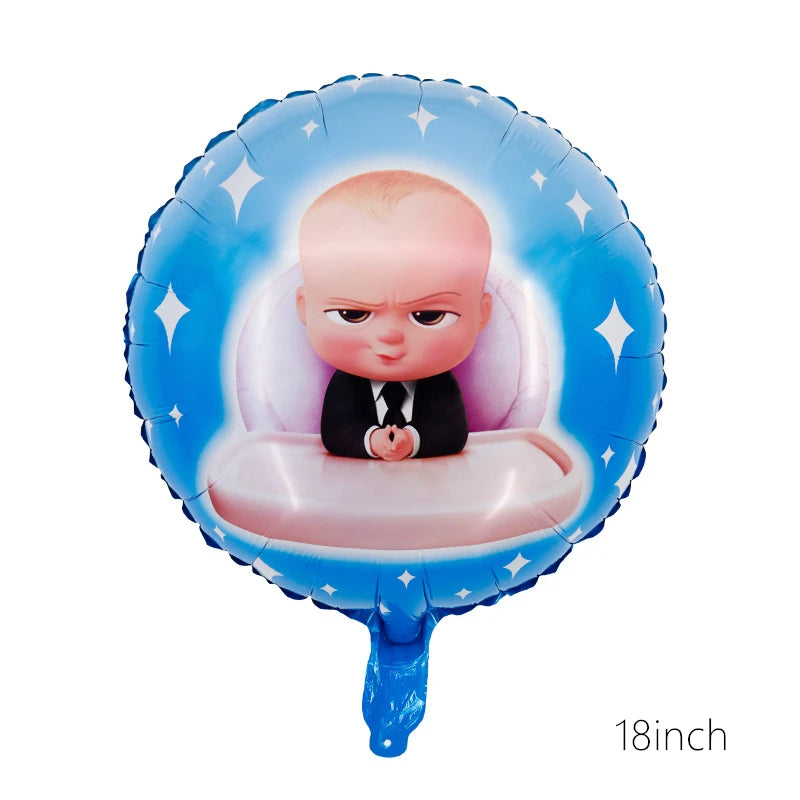 5pcs boss baby foil Balloons18inch baby Globos Happy Birthday party aluminum foil decoration balloon baby shower toy