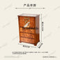 M178 American retro solid wood chest high-end storage cabinet floor-to-ceiling entrance storage decorative cabinet
